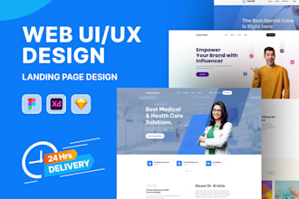 do figma website design, homepage design, website mockup,cutom wordpress website