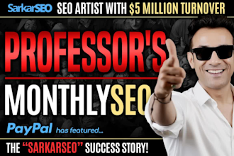 do professor monthly SEO backlinks service for top google ranking
