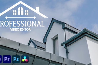 professionally edit real estate videos quickly