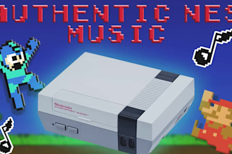 be your 8 bit nintendo nes chiptune game music composer