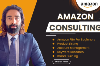 be your amazon fba consultant, coach, mentor to build 6 figure amazon business