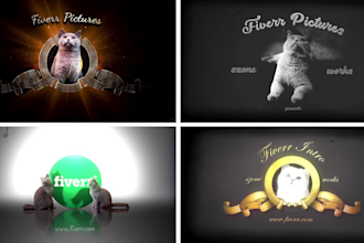 do any of the intros shown in preview with your logo or text