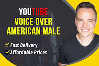 record a narration documentary youtube amercian male voice over