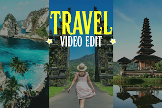 edit cinematic travel vlog videos