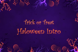 do halloween, horror and scary spooky intro promo video