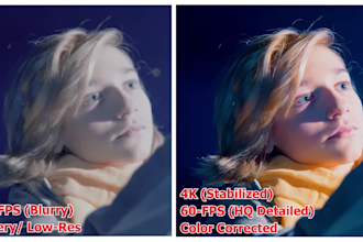 enhance, color correct, and upscale your videos quickly