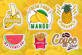 design cute stickers and patch for you
