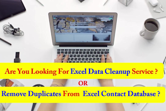 clean excel contact database merge leads data cleanup