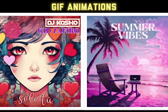 create custom animated gifs and videos from still images and do image animation