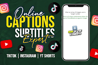 edit tiktok videos, reels and shorts with captions