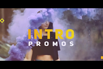 do stunning intro promo or logo animation