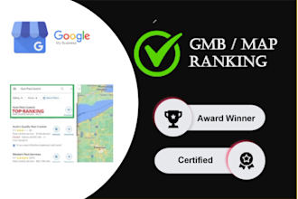 provide google top ranking service for your gmb map