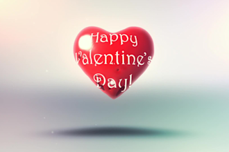 do lovely valentines day greeting video