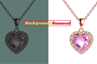 do  jewelry retouching and background editing for 1 hr