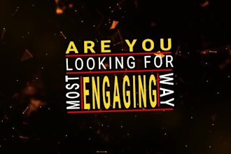 create attractive kinetic typography
