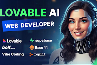 develop ai web and mobile apps using lovable, base44 and replit