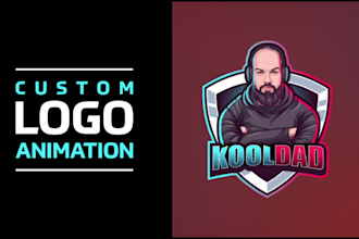 create custom logo animation intro for brand twtich youtube gaming