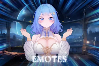 draw and rig 2d vtuber model, 3d vriod, live2d anima character for vtuber studio