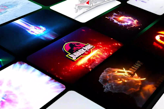 do animated logo animation and youtube intro outro video