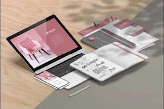 design your brand stationary , brand book and guidelines