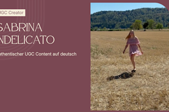 be your german ugc creator