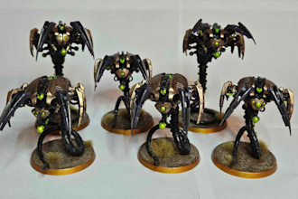 paint your warhammer 40k xenos models to a crisp tabletop standard