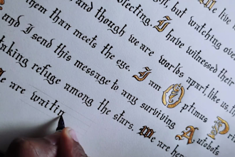 craft custom calligraphed handwriting for events names quotes in various script