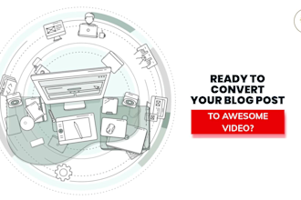 convert your blog post in a stylish full hd video