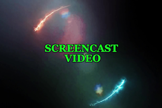 record edit, and voice over HD screencast or  tutorial videos