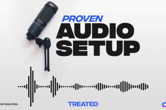professionally setup your microphone and audio