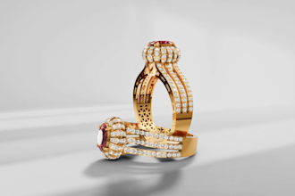 design professional 3d jewelry cad models for manufacturing