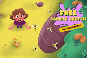 illustrate beautiful childrens book pages and cover for amazon KDP