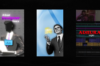 high quality motion graphic reels and promotional videos