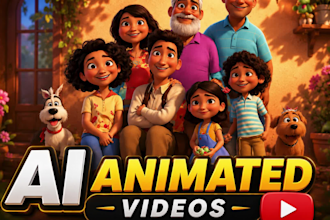 create ai animated videos for youtube automation channels