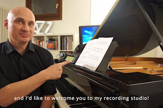 record or compose real grand piano or keyboard tracks