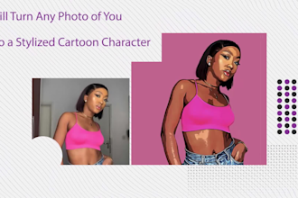 draw yourself in a cartoon style