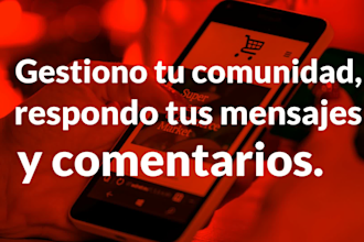 answer your messages and dm, community manager in spanish