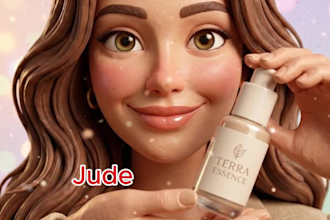 create modern 3d ai claymation commercial animation for brands ai stopmotion