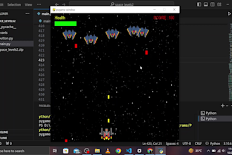 create an awesome game in python using pygame