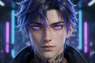 design and rig live 2d vtuber model anime style male and female 3d vtuber rig