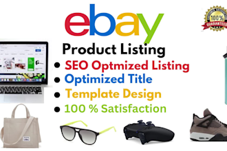 do ebay product listing, ebay seo, ebay lister