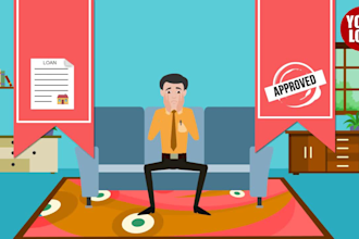 make mortgage loan officer 2d animation video