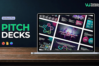 write and design your investor ready pitch deck presentation
