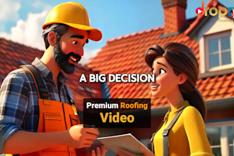 make roof repair video, roofer contractor, new roof installation ads