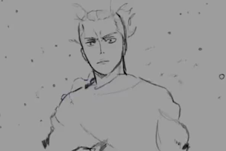 make 2d hand drawn animation 2d line art frame by frame animation storyboard art