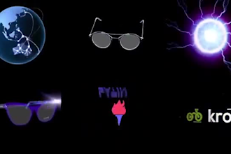 do 3d hologram animation, fan video, 3d hologram logo intro, vfx effect motion