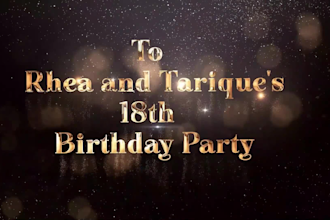 make party, wedding, awards, event invitation videos