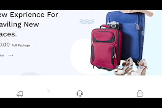design travel accessories shopify store travel bags shopify website bags store