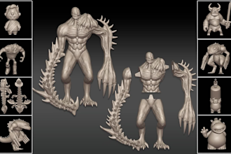 sculpt 3d printing characters and character modeling