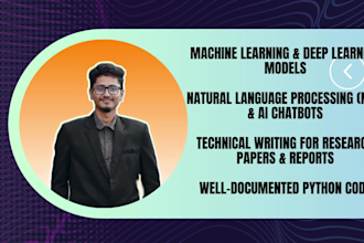 do machine learning, computer vision projects, dl, nlp task